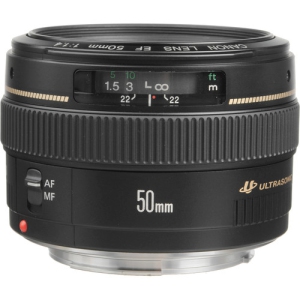 Canon EF 50mm f/1.4 USM Standard Lens for Canon SLR Cameras