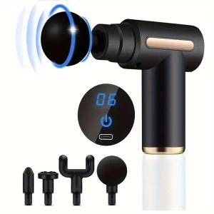 Deep Tissue Massage Gun Handheld Cordless Percussion Massager - Compact, Portable, Powerful | Relieve Body, Back, Muscle, and Neck Pain | High Torque, Portable | Perfect Gift