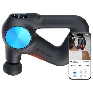 Therabody Theragun PRO Plus Advanced Multi-Therapy Device with Massage, LED, Heat and Vibration - Black