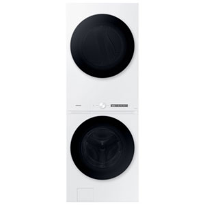 Samsung 500 Series Front Load Laundry Hub 5.3 Cu.Ft. Electric Washer & 7.6 Cu.Ft. (WH46DBH550EWAC)-White-Only at Best Buy