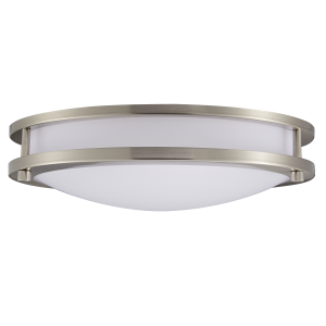 Votatec 18-Inch LED Double Ring Flush Mount, 5CCT Selectable, 38W