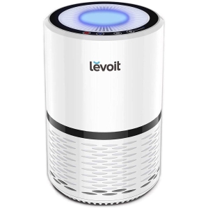 LEVOIT Air Purifiers for Home Bedroom, H13 True HEPA Filter Air Purifier for Allergies, Smoke, Pet Dander Odor, Dust, Pollen, Quiet Air Cleaner with 3-Speed Fan and Night Light