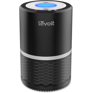 Levoit Air Purifier with H13 True HEPA Filter Active Carbon Filtration, Captures Allergies, Smoke, Pet, Dust, Pollen for Home Air Cleaning, 3 Fan Speeds and Night Light, LV-H132