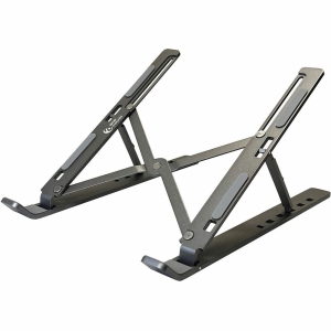 AMER Networks Folding Travel Laptop Tablet Stand - Gray (AMRNS02DG)