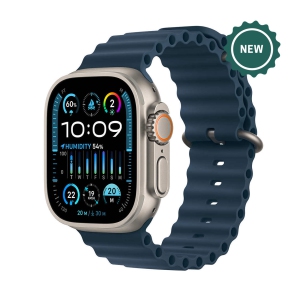 Apple Watch Ultra 2 (GPS + Cellular) 49mm Titanium Case with Blue Ocean Band - Brand NEW