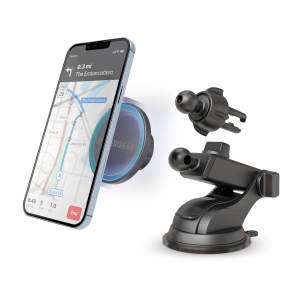 HyperGear MagGrip 3-in-1 Vehicle Mount Kit Compatible w/ Magsafe
