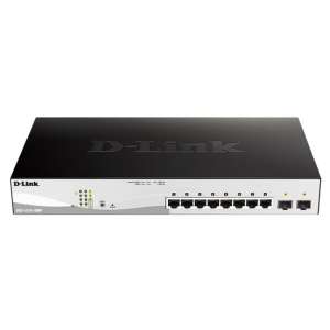 D-Link 10-Port Gigabit Smart Managed PoE Switch - DGS-1210-10MP