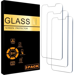 Enhance Protection with 3-Pack Tempered Glass Screen Protector for iPhone 17e 16e SE 4 2025 / 14/13/13 Pro [6.1 Inch] - Case Friendly Design