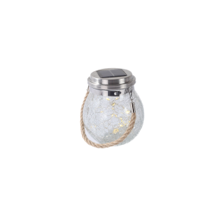 Bonsai Bright Solar Glass Lamp Warm White Night Light