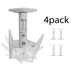 Boost Industries CWSM Universal Home Theater Speaker Brackets, Tilt, Swivel (2 Pairs)