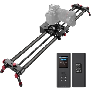 NEEWER 39.4"/100cm Motorized Camera Slider with 2.4G Wireless Control, Carbon Fiber Wireless Camera Slider Supports Video Mode