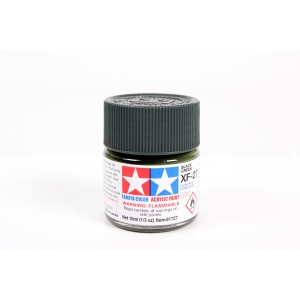 TAMIYA Tamiya Color Acrylic Paint Mini XF-27 Black Green (81727) Plastic Model Kit Paint