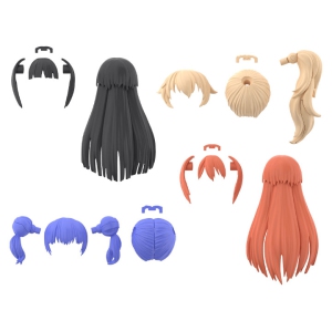 Bandai 30MS Model Kit: Option Hair Style Parts Vol.3 All 4 Types 30 Minutes Sisters