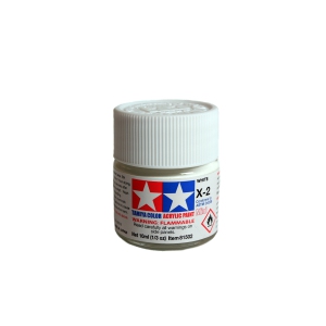 TAMIYA Tamiya Color Acrylic Paint Mini X-2 White (81502) Plastic Model Kit Paint