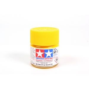 TAMIYA Tamiya Color Acrylic Paint Mini XF-3 Flat Yellow (81703) Plastic Model Kit Paint