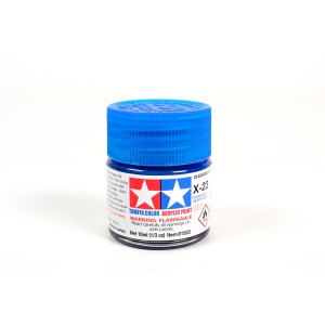 TAMIYA Tamiya Color Acrylic Paint Mini X-23 Clear Blue (81523) Plastic Model Kit Paint