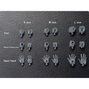 Bandai Gundam High Grade Build Custom 1/144 Scale Model Kit: Jigen Build Knuckles (Round) Build Fighters Support Parts