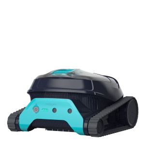 Dolphin Liberty 300 Cordless Robotic Pool Vacuum Cleaner — Simple Inductive Charging — Click-Up for Easy Removal — Ideal for Above and In-Ground Pools up to 33 FT in Length