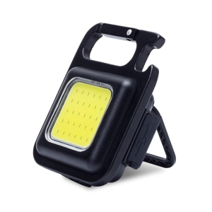 axGear COB LED Flashlight Keychain 500 Lumens Mini Portable Rechargeable Magnet