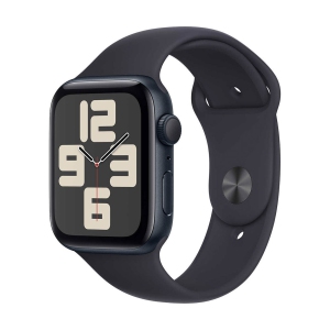 Apple Watch SE (GPS) 44mm Midnight Aluminum Case with Midnight Sport Band - Small / Medium (Brand New)