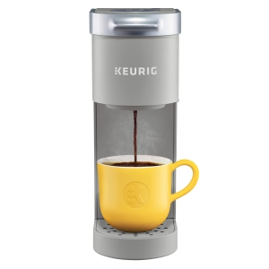 Strak K-Mini Single Serve K-Cup Pod Coffee Maker, Featuring An Ultra-sleek Design, Studio Gray