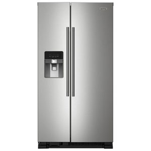 Maytag 36" 24.6 Cu. Ft. Side-By-Side Refrigerator with Water & Ice Dispenser (MRSF4036PZ) - Stainless Steel