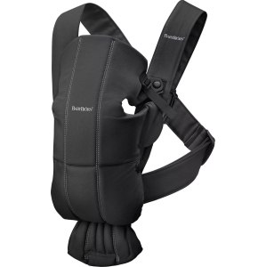 Porte-bébé BabyBjorn Mini en tissu tissé - Noir