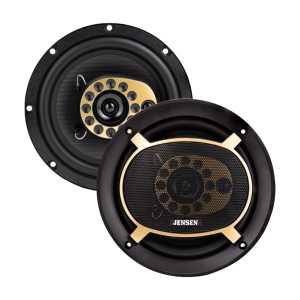 Jensen JS65T 6.5" 3-Way 250W Peak 4-Ohms Car Audio Full Range TRIAX Speakers