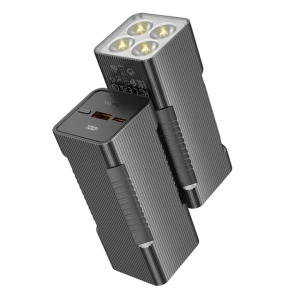 10000 mAh LED Strong Flashlight External Battery Charger Portable Power Bank for iPhone Samsung iPad Tablets