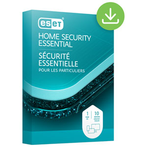 ESET Home Security Essential (PC/Mac) - 10 Devices - 1 Year - Digital Download