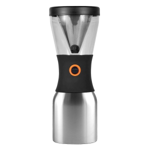 Asobu Coldbrew Portable Cold Brew Coffee Maker With a Vacuum Insulated 1 Liter Stainless Steel 18/8 Travel Carafe Bpa Free