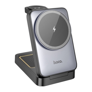 3 in 1 Foldable Qi Fast Magnetic MagSafe Wireless Charger Stand Dock Station for iPhone AirPods Apple Watch