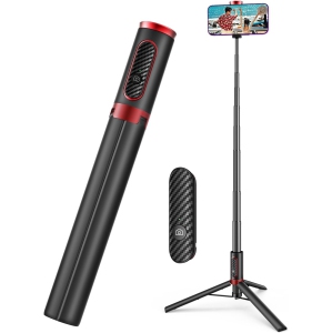 Selfie Stick Tripod, 60'' all in 1 Aluminum Phone Tripod Stand with Remote for iPhone 15/14/Pro Max/13/12 & Samsung Huawei 4''-7'' Smartphones. Stick for Video Recording
