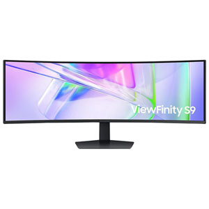 Samsung ViewFinity S9 49" Double QHD Super Ultra-Wide 120Hz Moniteur d'entreprise Curved (LS49C954UANXZA)
