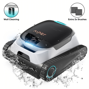 Aiper Scuba N1 - Cordless Robotic Pool Cleaner for In-Ground Pools up to 1600sq.ft, Automatic Pool Vacuum, Lasts 150 Mins
