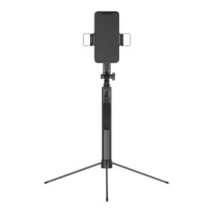 Selfie Stick Tripod & Wireless Bluetooth Remote Extendable Monopod Stand for Cell Phone iPhone Samsung Live Stream Tiktok
