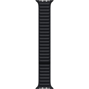 Apple Watch Band - Leather Link (45mm) - Midnight - Medium/Large