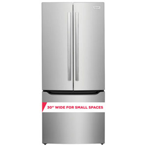 Frigidaire Gallery 30" 20 Cu. Ft. French Door Refrigerator w/Water Dispenser (GRFN2023AF) - Stainless Steel