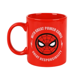 Marvel Spider-Man Great Power Great Responsibility 16oz Mug