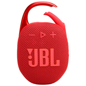 JBL Clip 5 Waterproof Bluetooth Wireless Speaker - Red