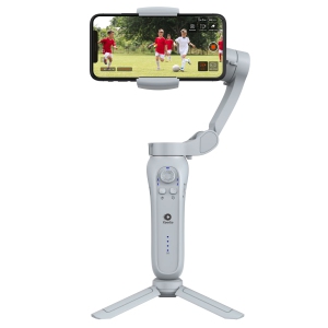 XbotGo AI Sports Gimbal: Team-Tracking Auto Camera, AI-Powered 3-Axis Stabilizer for Basketball & Soccer Recording, Live Streaming. Portable, Foldable, Supports iOS/Android.
