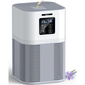 VEWIOR Air Purifiers for Home Up To 600 sq.ft, HEPA Filter Air Purifier for Smoke Pollen Pets Dander Hair Smell 18 DB Air Cleaner with Fragrance Sponge Filter Reminder Sleep Mode