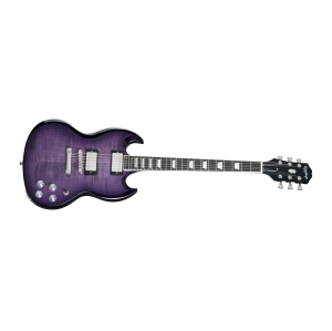 Epiphone SG Modern Figured Electric Guitar with Gigbag - Purple Burst