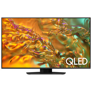 Samsung 50" Q80D 4K UHD HDR QLED Tizen OS Smart TV (QN50Q80DAFXZC) - 2024 - Great for Streaming & Gaming