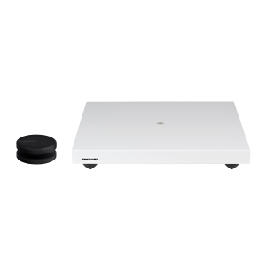 Fluance IB40 Turntable Isolation Base and Vinyl Record Weight Stabilizer with Rubberized Finish