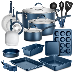 Kitchenware Pots & Pans Set – High-qualified Basic Kitchen Cookware Set, Non-Stick (20-Piece Set)