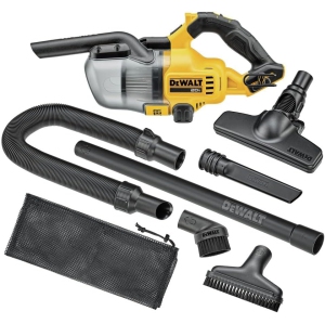 DEWALT 20V Vacuum Cordless Bagless Handheld Vacuum with 65 Air Watts, 46 CFM, 6 Accessories, Accessory Bag
