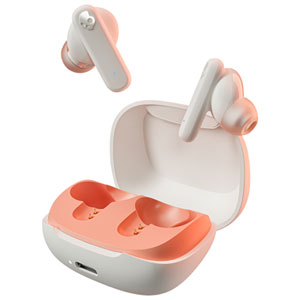 Skullcandy Smokin' Buds In-Ear Sound Isolating True Wireless Earbuds - Bone Orange