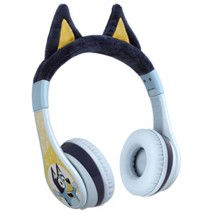 KIDdesigns Casque Bluetooth Enfant Bluey Over-Ear avec Microphone - Bleu