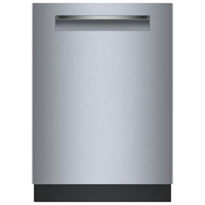 Bosch 500 Series 24" 38dB Smart Top-Control Precision Wash PureDry Aqua Stop Dishwasher with Third Rack (SHP95CM5N) - Stainless Steel